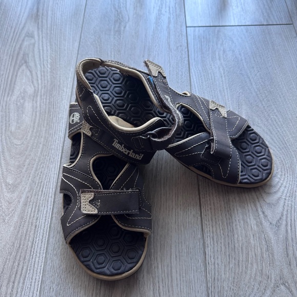Timberland Shoes - Timberland Kids Sandals - Dark Brown and Tan